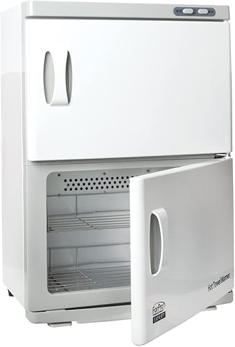 ForPro Expert - Calentador doble de toallas calientes, capacidad extra grande de 46 litros, capacidad para 48 toallas, calentador de toallas