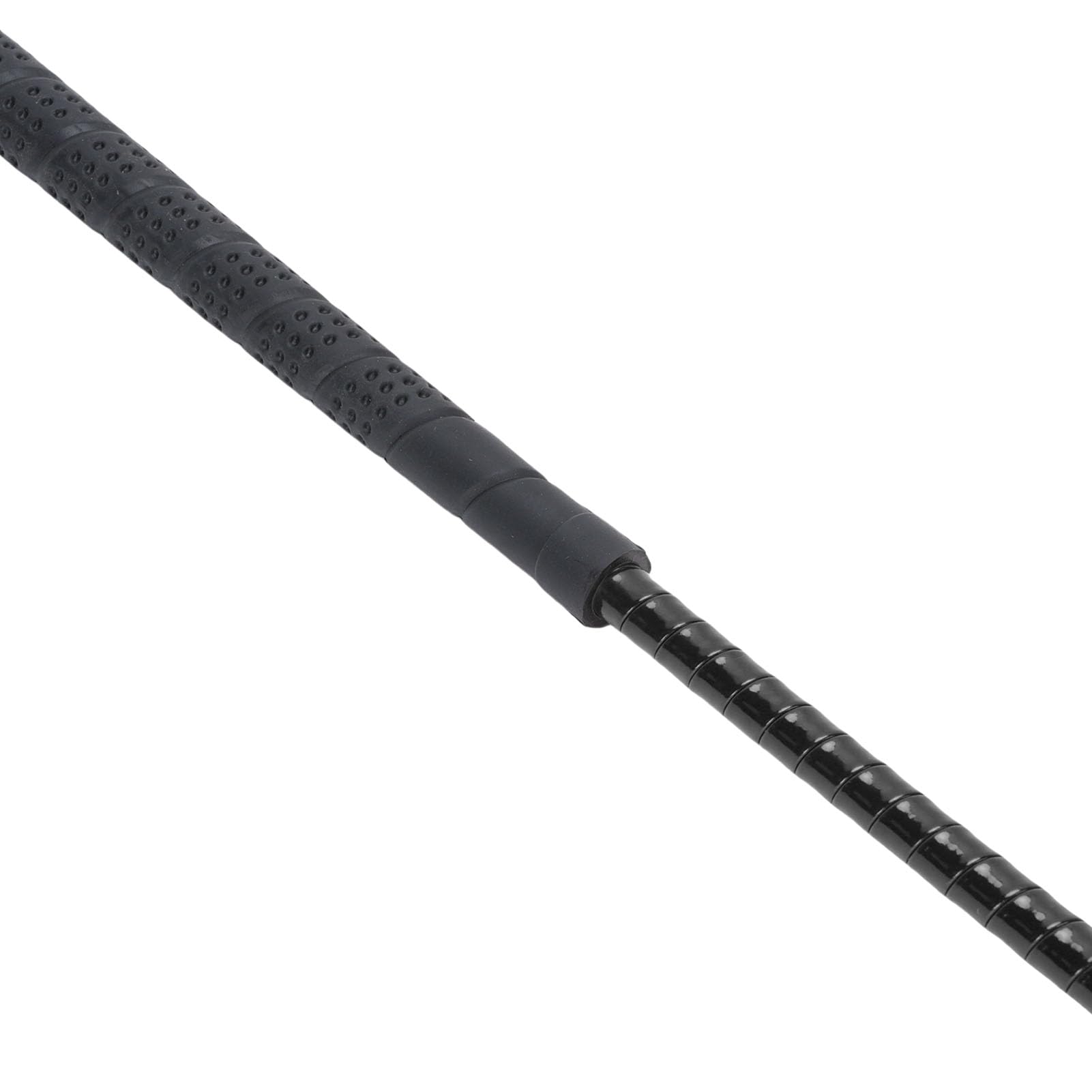 Dpofirs Frustino da Cavallo, Frustino da Equitazione in Pelle Verniciata con Manico in Silicone Antiscivolo per Allenamenti e Corse Equestri
