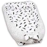 Baby Nestje - Babynestje - Zacht en Veilig - Teddy Katoen en Witte Katoen | Baby Accessoires
