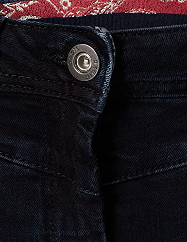 Cecil Scarlett Lungo Jeans, Blu/Nero, 26W x 32L