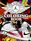 AirJordan Coloring Book: Interesting coloring book suitable for all ages, helping to reduce stress after studying, working tiring.– 40+ GIANT Great Pages with Premium Quality Images. Paperback