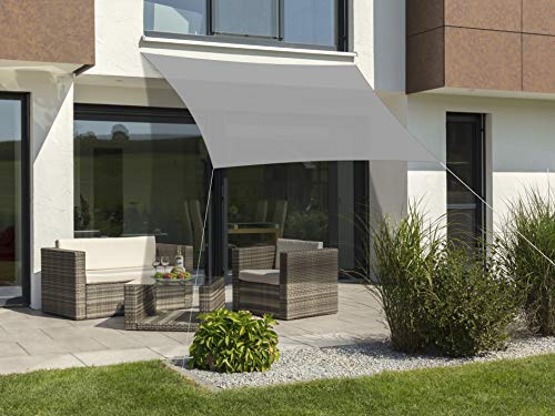 Schneider Schirme Lanzarote 300 x 250 cm Toldo, Unisex Adulto, Plateado