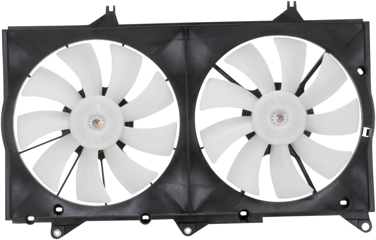 TYC 620870 Lexus/Toyota Replacement Radiator/Condenser Cooling Fan Assembly