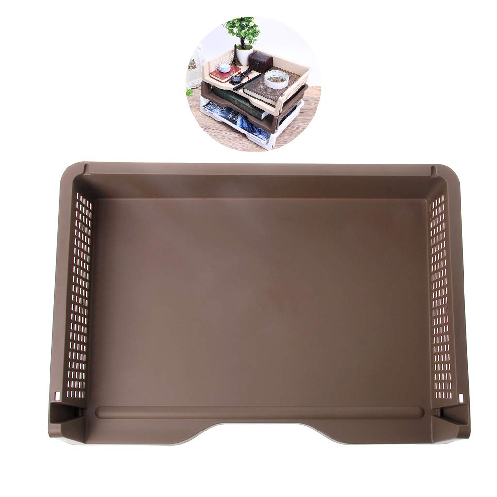 Paper Superimposed Desktop Files Storage Rack Box Letter Tray Office