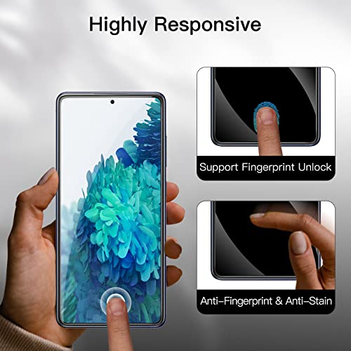 Image of JETech Screen Protector for Galaxy S20 FE, 2+2 Pack