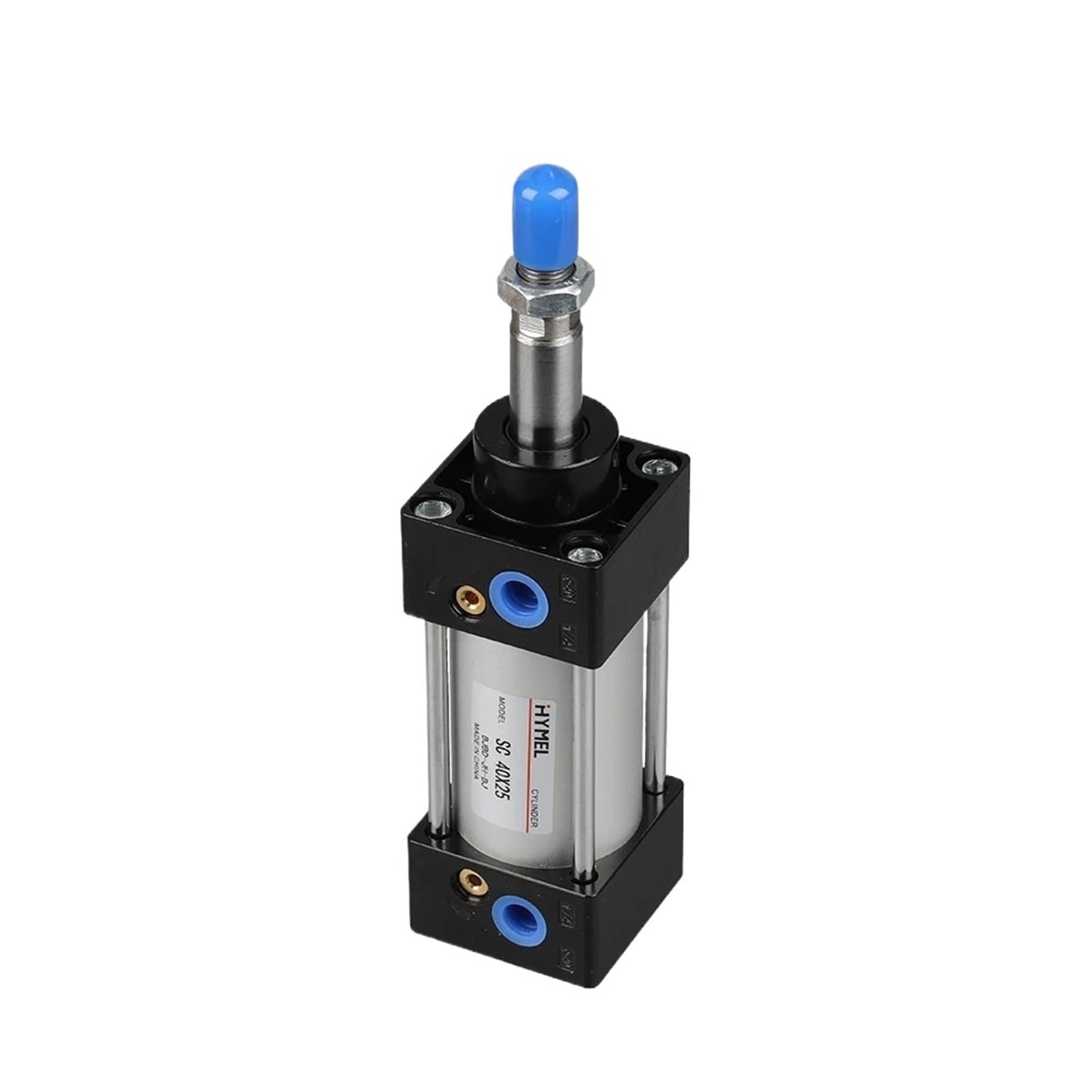 Jwseo 50Mm Stroke Standard Air Cylinder Sc32/40/50/63Mm Bore Small Pneumatic Cylinder Piston 25/50/75Stroke(,Bore 40Mm)