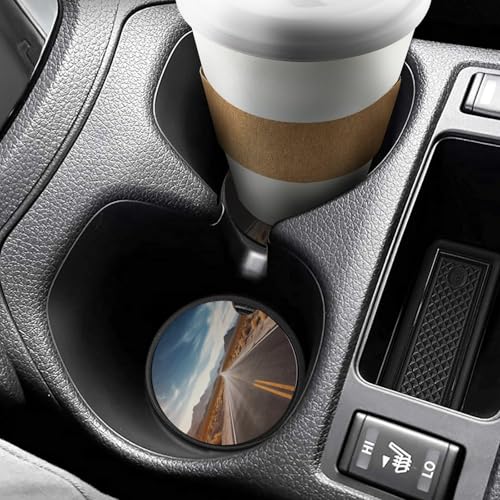 Portavasos para auto con diseño Desierto 2 piezas miniatura 6