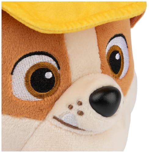 Image of GUND PAW Patrol Rubble 6-Inch Plush, Stuffed Animal Sensory Toy, Ages 1+