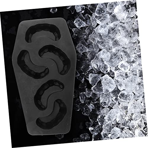 Molde para cubos de hielo dientes vampiro Halloween miniatura 5