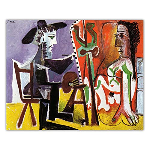 HUUDNHYK Cuadro de Picasso El Artista y su Modelo Cover