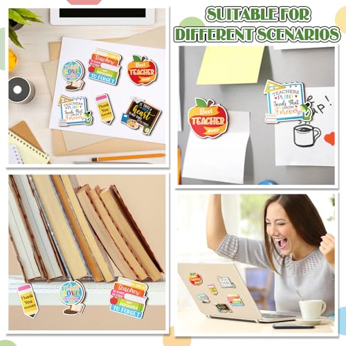 Imanes Decorativos de Madera para Profesores x24 miniatura 3