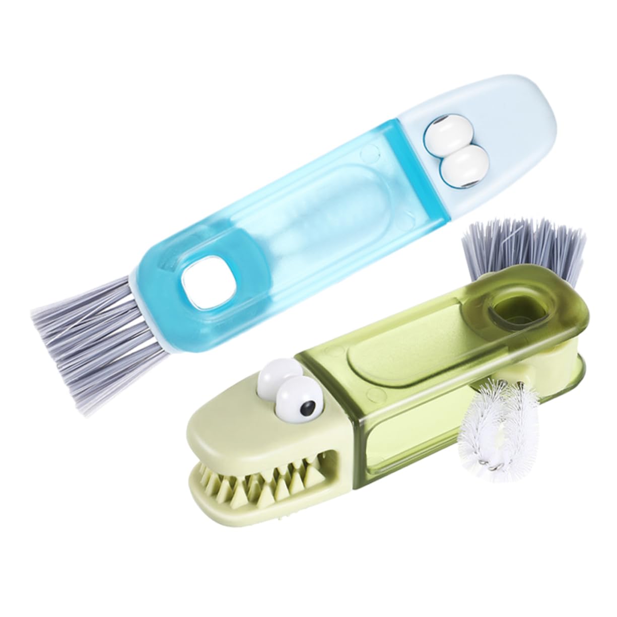 Unomor Cup Lid Cleaning Brush Set Bottle Gap Cleaner Lid Cleaner Household Groove Brush Multi-function Portable