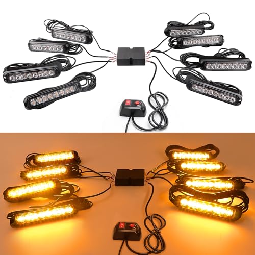 ROUTEKING 8 X 8 LED Luce Stroboscopica Lampeggiante – Luce - Foto 12