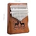 Kalimba Thumb Piano 17 Keys,Portable Mbira Finger Piano Beginners C Key with Music Book, Tuning Hammer, Storage bag, Christmas Gifts for Adults,Kids,Teenagers,Music Lovers