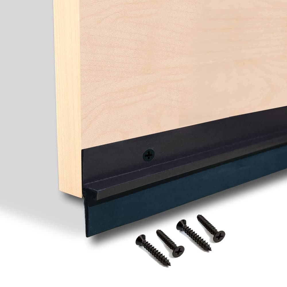 Bunny Shop®, Door Bottom Seal (92cm/36.2") Aluminium Plate with Black Rubber, 3 feet Length (B08NK9MQLS) Amazon Price History, Amazon Price Tracker