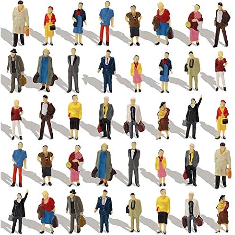 Evemodel P8712 40pcs HO Scale Figures Cover