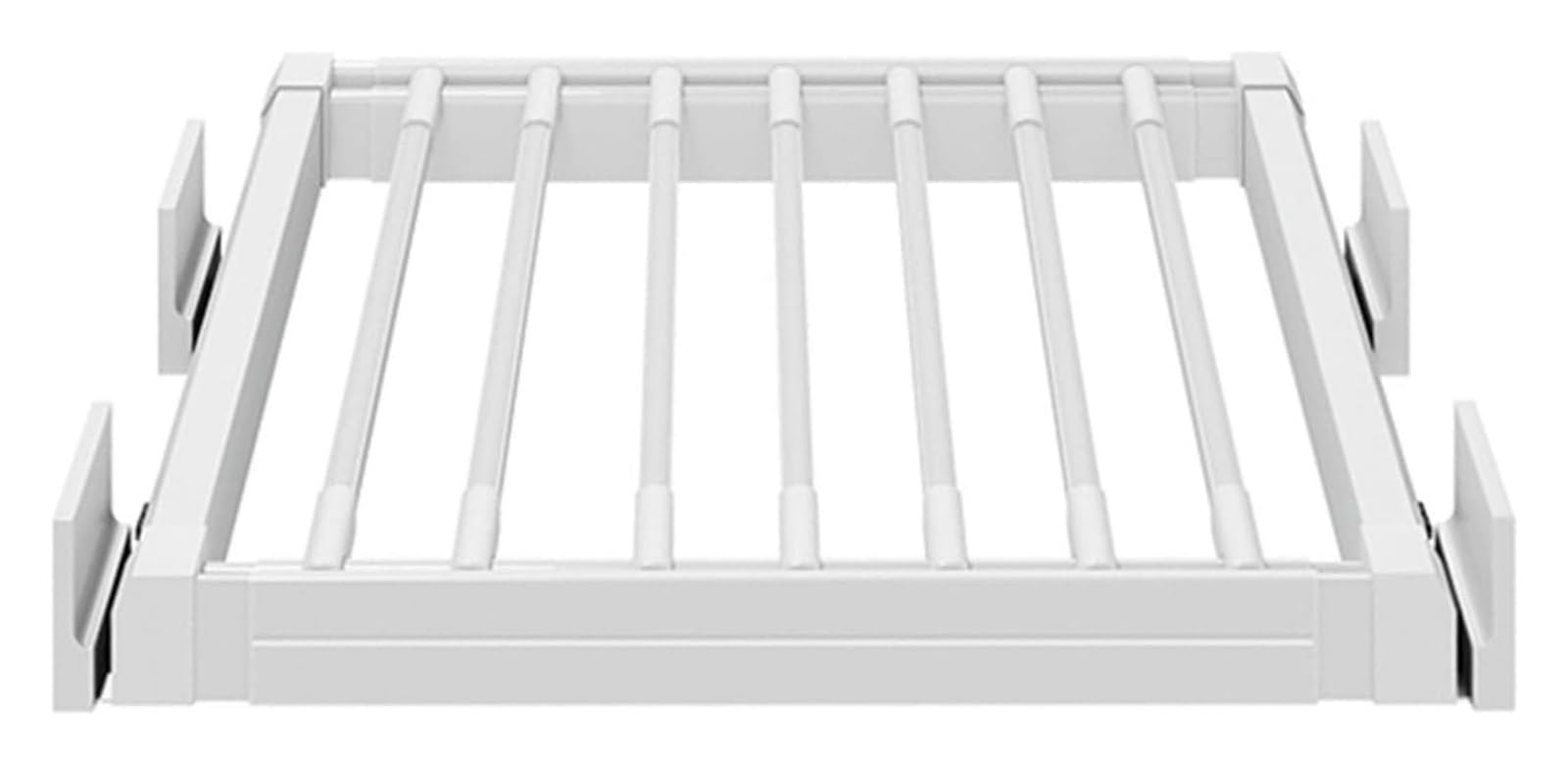 Pull Out Trousers Rack, Wardrobe Drawer Trouser Rack, For Bedroom Closet Bathroom Cabinet, Save Space.White-814-864mm