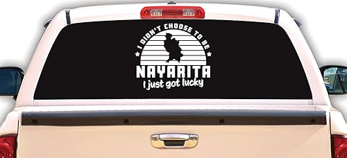 Miniatura 2 de Nayarit - Calcomanías para camiones de México para Trocas, calcomanías para Carro Frase Graciosa I Didn't Choose to be from Mexico personalizadas