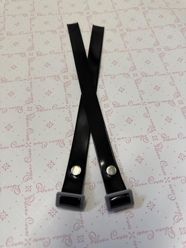 Silver Cross - Dolls Pram Changing Bag - Replacement Straps for Oberon and Other Vintage Models - Black