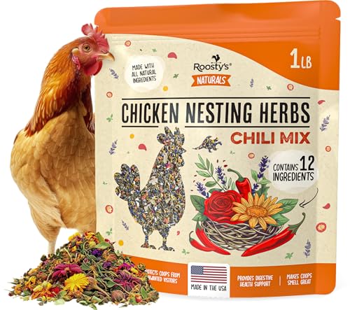 Roosty's Naturals Chicken Nesting Herbs - Chili Mix | 1LB
