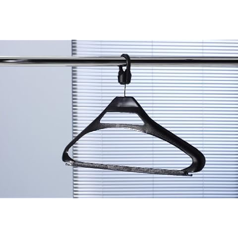 SPH/BLA40 Hotel Anti-Theft Polypropylene Coat Hanger (Pack of 40) Cover