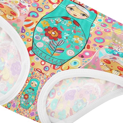 Colorful Matryoshka Dolls Toddler Girls's Underwear 2T 202c12284