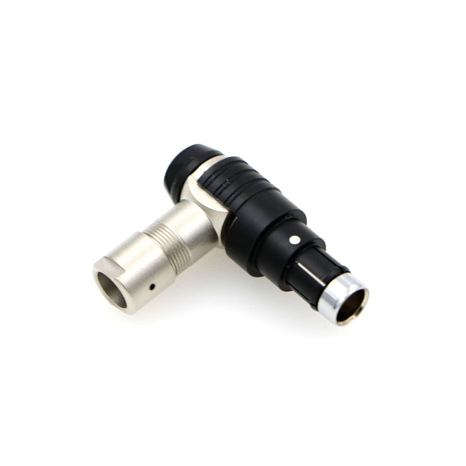 Alvin’s Cables Compatible Fischer S102 3 Pin Male Right Angle Connector for ARRI Alexa, RED DSMC2, for Sony Venice RS 3 Pin Plug 3 O’Clock