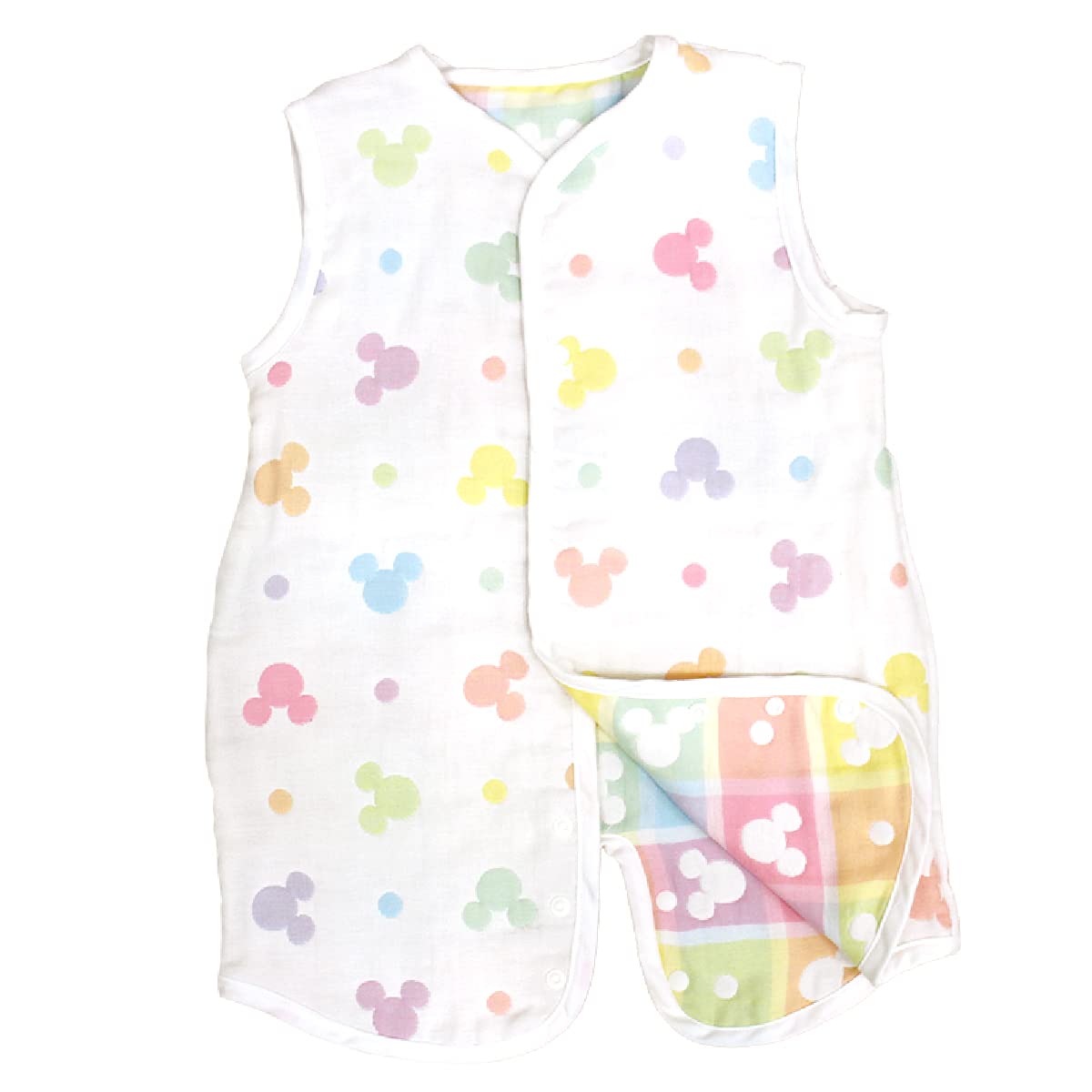 Amazon.co.jp: un doudou 日本製 ふんわり 6重ガーゼ スリーパー 