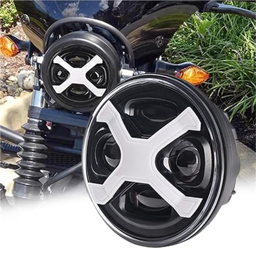 Phare LED Moto 5.75 Pouces pour Remplacer un Éclairage Faible - 4