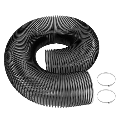 69860 Lawn Vacuum Hose Replacement for Agri-Fab 41882 Compatible with Mow-N-Vacs & Chip-N-Vacs 45-0577/45-0578/45-0567 6 Inch Leaf Vacuum Hose 6 x 84 Flexible Heavy-Duty Plastic Cut-to-Fit