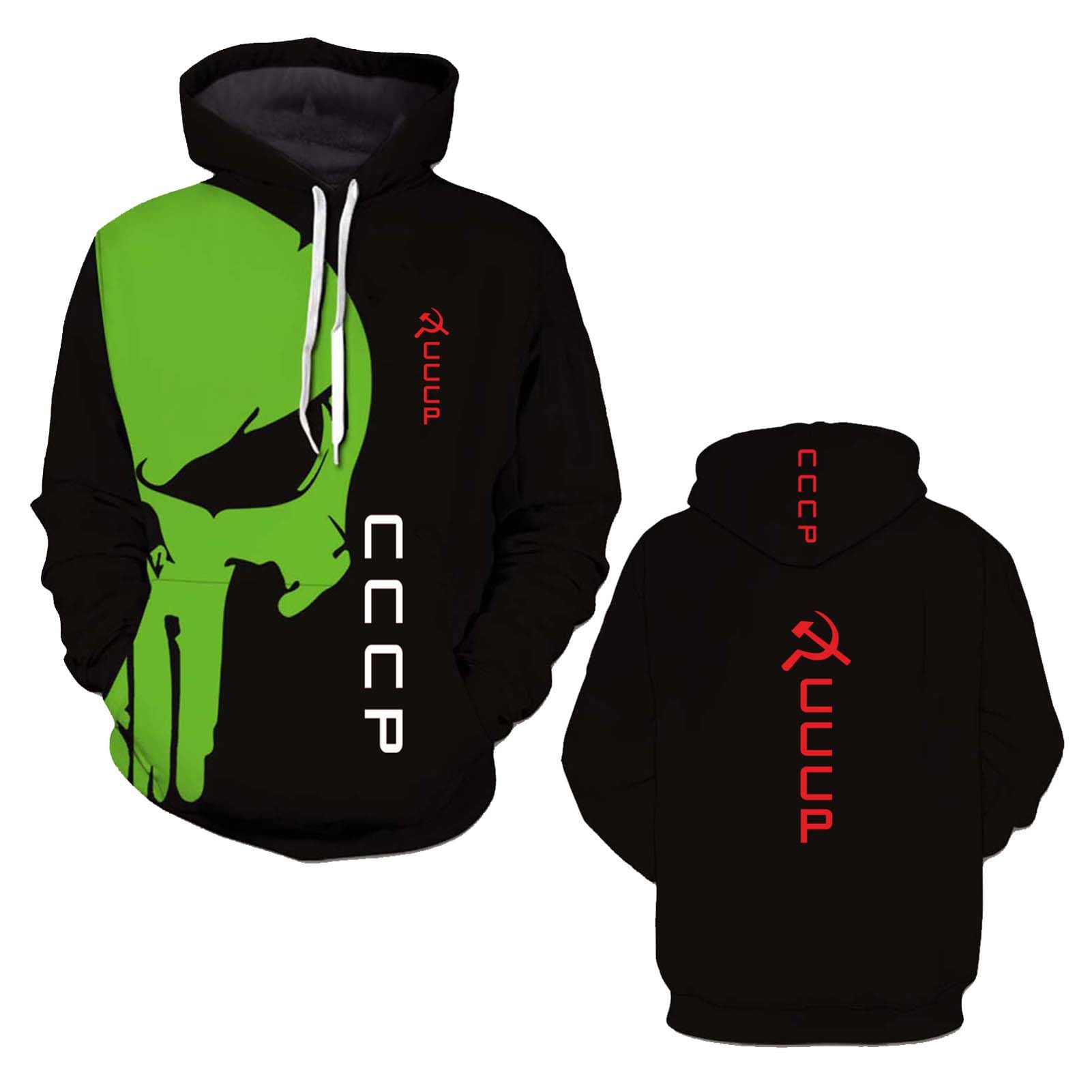 Janzbzsu Men's E Hoodies Baggy Hoody For C.c.c.p 3D Hooded Coats Printing Sweatshirt Spring Autumn Outwear Long Sleev Tracksuit Training Jackets-||3X_l
