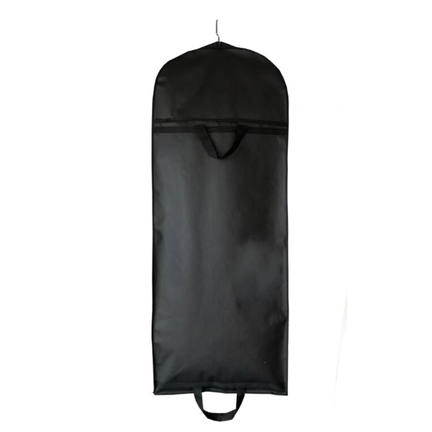 Copriabiti Antipolvere, Copriabiti Lunghi Traspiranti, Sacchi Porta Abiti ispessiti e Pieghevoli con Cerniera for da Sposa, Neri, 75x30x200 cm