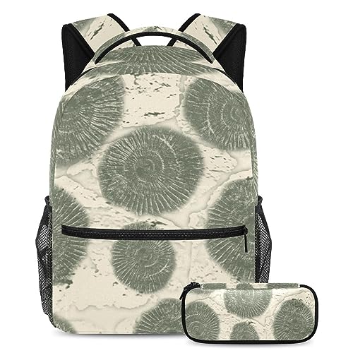 Cartables pour enfants Conch Fossil 29.4x20x40cm avec trousse de rangement multicolore