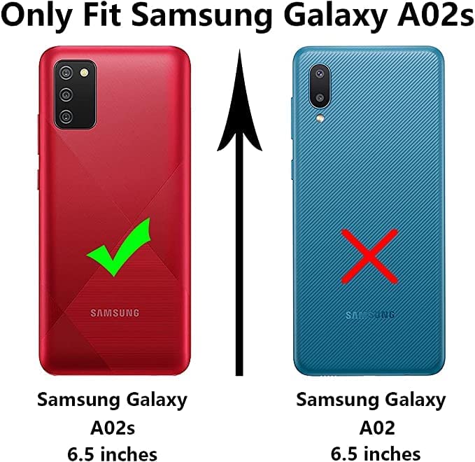 Image of DIZORO Liquid Silicone Case Compatible with Samsung Galaxy A02S / M02S / F02S Case, Gel Rubber Full Body Protection Cover Case Drop Protection Case (Black)