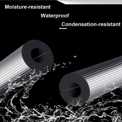 Cubierta de espuma autoadhesiva de 3-1/2" para aislar las tuberías del hogar y exterior 5