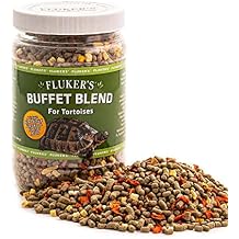 Flukers Buffet Blend Tortoise Diet, Veggies with Fortified Pellets, 12.5 oz