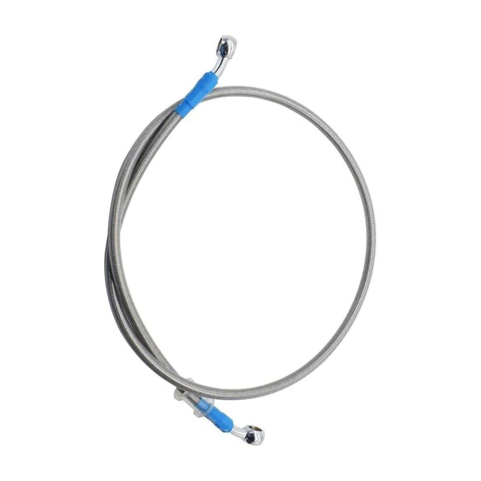 Ksxzw Silver Motorbike Part Motorcycle Brake Oil Hose Line Pipe Hydraulic Reinforced Stainless Steel Braided 220Cm