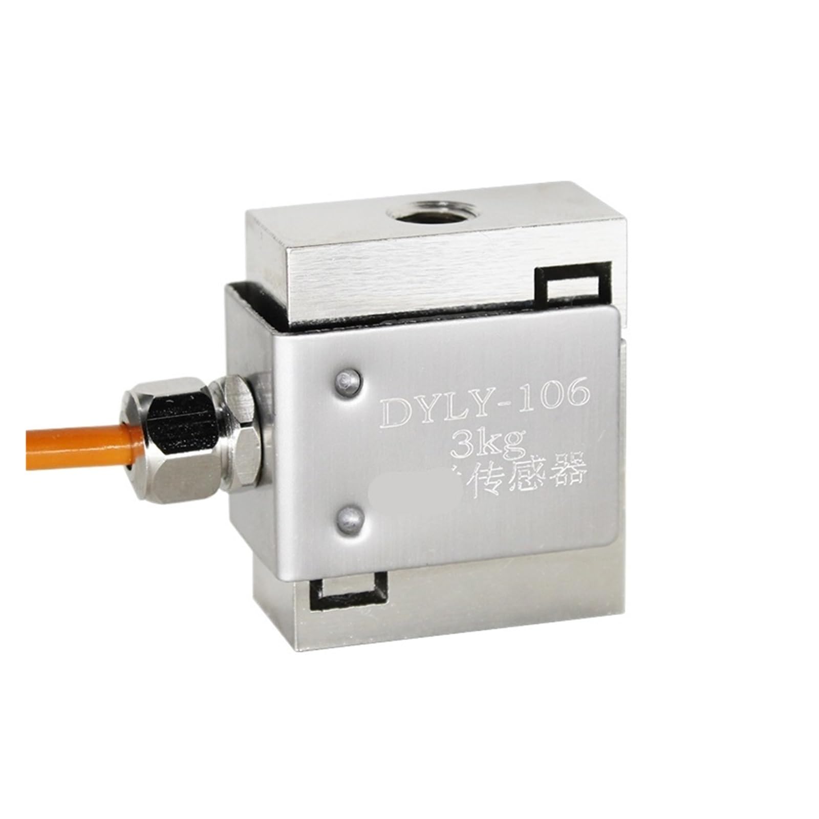 CLEUFWKO Mini Pressure Pull Force S Type Load Cell Sensor Weighing Transducer Stress Tension Measuring Tool 1/510/50/100KG double way(50KG)