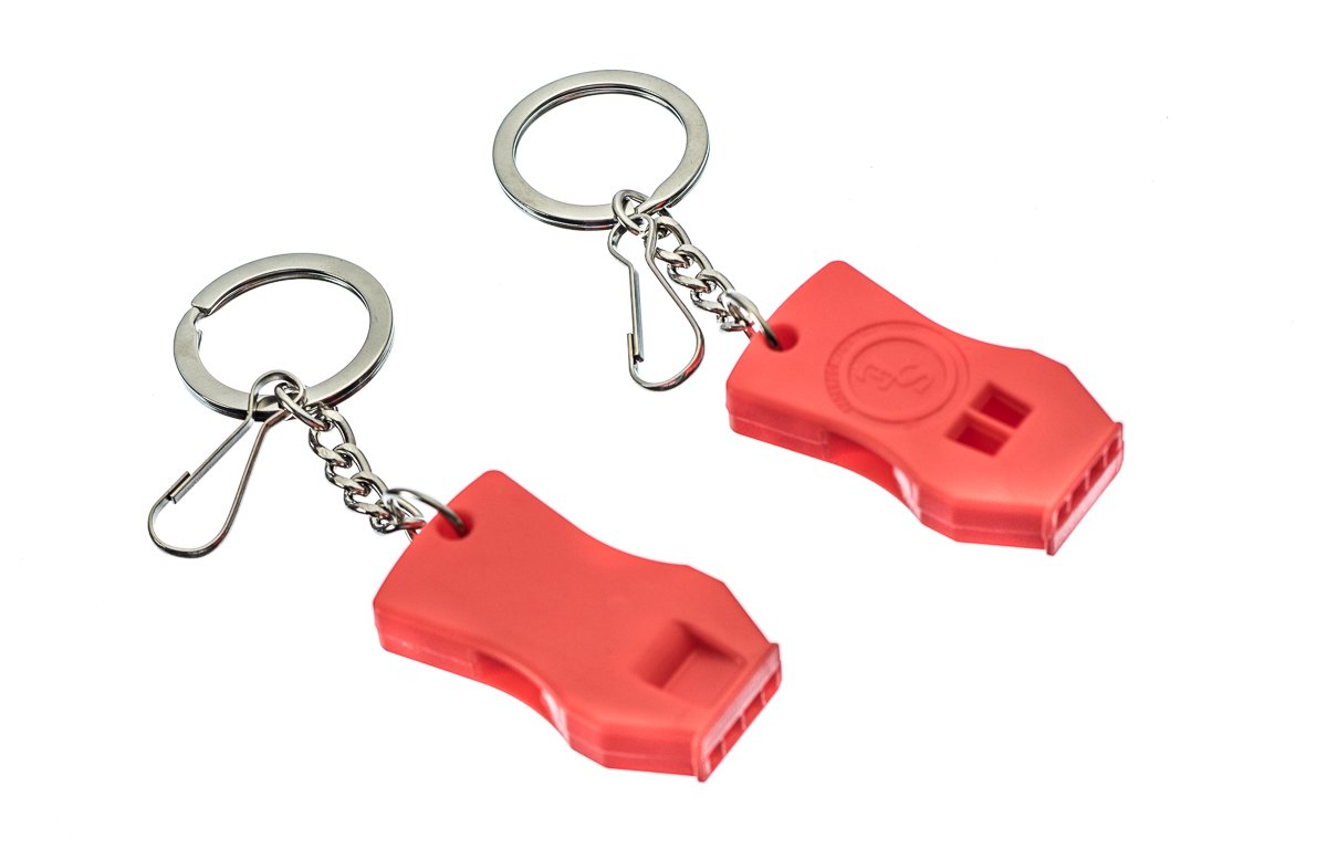 Sifflet de Survie Aluminium Porte-Clés Randonnée