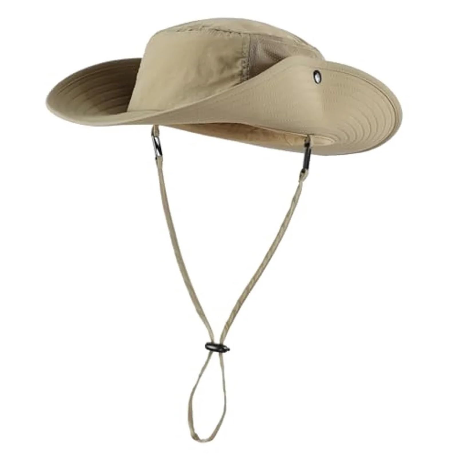 Connectyle UPF50+ Mens Sun Hat Wide Brim Adjustable Womens U/V Protection Beach Bucket For Fishing Hiking Snap Up Cowboy