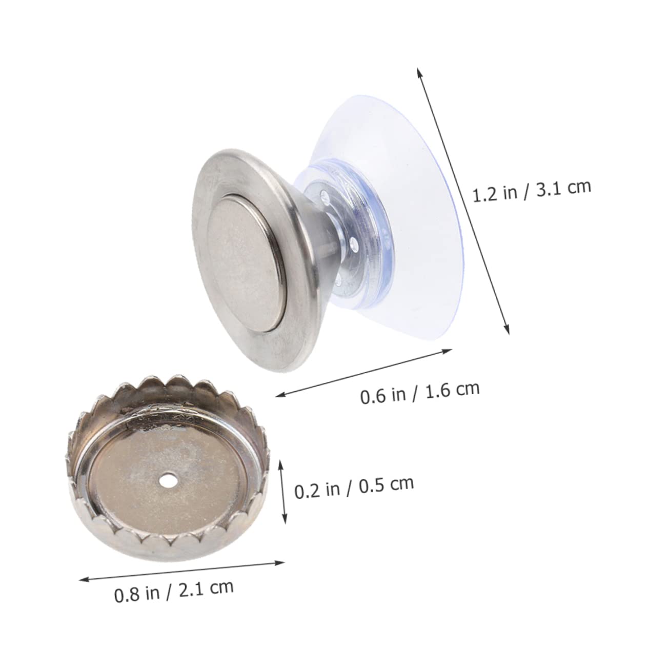 MAGICLULU 5sets Portasapone Inossidabile Per Design Draining Per Facile Installazione Per e Alberghiero