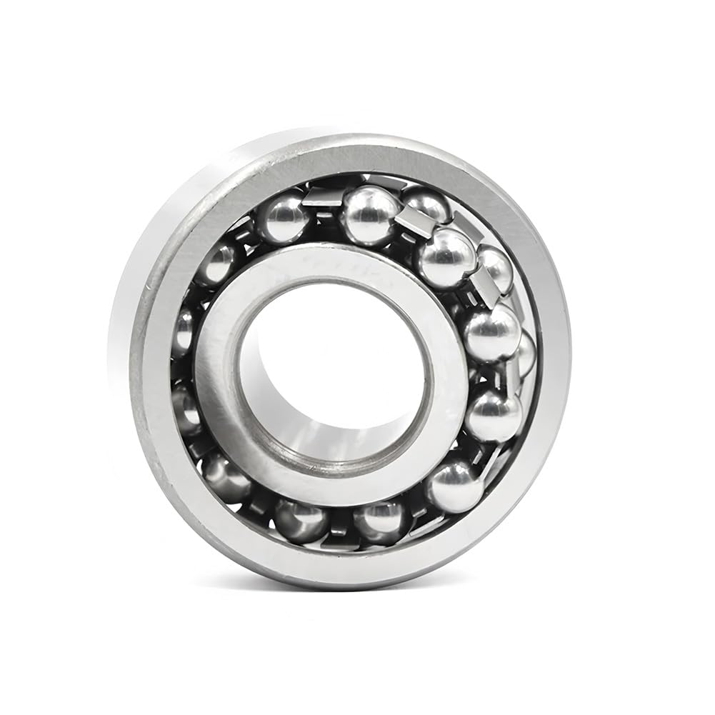 Roulement à billes pendulaire à deux rangées non standard avec des diamètres intérieurs de 5 mm, 6 mm, 7 mm, 8 mm, 9 mm, 10 mm, 12 mm, 15 mm, 17 mm, 20 mm, 25 mm, 30 mm, 35 mm, 40 mm ou 45 mm