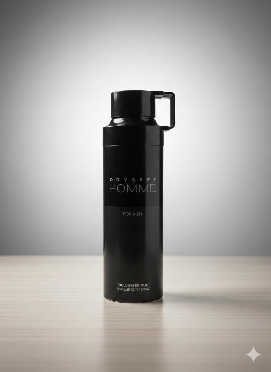 Odyssey Homme Perfume Body Spray for Men - Exclusive Edition, Black-picture-46