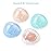 PandaEar Pacifier Nipple Holder Case Container Boxes (4 Pack)| Universal Accessories Holders| Travel Cases| BPA Free