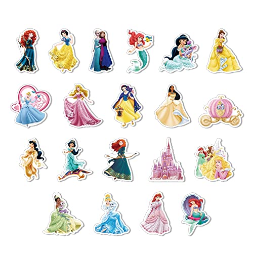 42Pcs Princess Birthday Cake & Cupcake Toppers, Cartoon Birthday Cake Topper Decorations, Princess Party Supplies Decor For Girl Birthday Party, Baby Shower - 1Pcs Cake Topper & 41Pcs Cupcake Toppers #TOP7