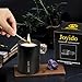 Joyido 14OZ Oud & Sandalwood Scented Candle - Aromatherapy Candles with Lid - Soy Candles for Home Scented - Luxury Ceramic Jar Candles for Bedroom Kitchen Home Decor, Housewarming Party (Black)