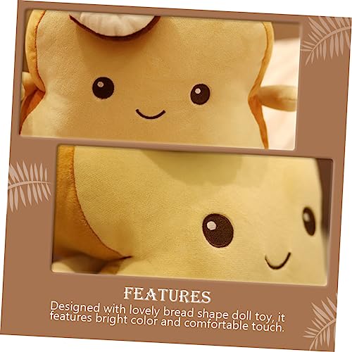BRIGHTFUFU Pão Recheado Brinquedos Infantis Almofada De Brinde Brinquedos Macios Almofadas De Sofá T