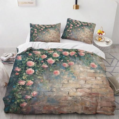 Housse de couette tigre microfbre 155x220cm et 2 taies - 2