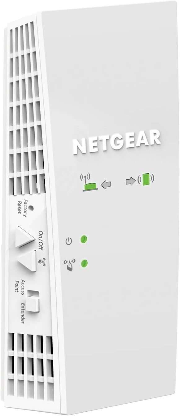 NETGEAR Wi-Fi Mesh Range Extender EX6250 – Coverage up to 2500 sq.ft. and 25 devices with AC1750 Dual Band Wireless Signal Booster & Repeater (up to 1750Mbps speed), plus Mesh Smart Roaming (Renewed) NETGEAR Wi-Fi Mesh Range Extender EX6250 – Coverage up to 2500 sq.ft. and 25 devices with AC1750 Dual Band Wireless Signal Booster & Repeater (up to 1750Mbps speed), plus Mesh Smart Roaming (Renewed)