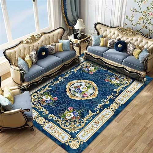 Tapis d'éveil pour bébé bleu tapis extérieur lavable 120x170